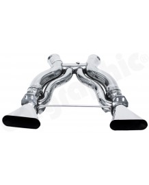 Echappement CARGRAPHIC McLaren MP4-12C / 650 S -Tubes de Sorties à Valves
