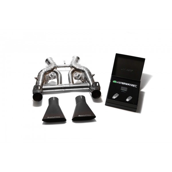 Echappement titane ARMYTRIX pour McLaren MP4-12C - Silencieux à valves Echappement titane ARMYTRIX pour McLaren MP4-12C - Silencieux à valves