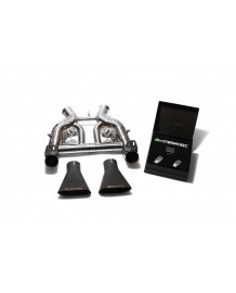 Echappement titane ARMYTRIX pour McLaren MP4-12C - Silencieux à valves