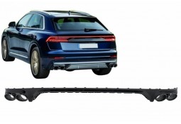 Diffuseur arrière look SQ8 pour AUDI Q8 4M S-line (2018-2023)
