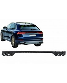 Diffuseur arrière look SQ8 pour AUDI Q8 4M S-line (2018-2023)