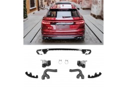 Diffuseur arrière look SQ8 pour AUDI Q8 4M S-line (2018-2023)