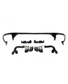 Diffuseur arrière look SQ8 pour AUDI Q8 4M S-line (2018-2023)