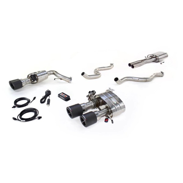 Echappement inox QUICKSILVER pour Range Rover Sport 5.0 V8 SuperCharged L494 (04/2018-2022) - Ligne Cat/Fap-Back à valves Echappement inox QUICKSILVER pour Range Rover Sport 5.0 V8 SuperCharged L494 (04/2018-2022) - Ligne Cat/Fap-Back à valves