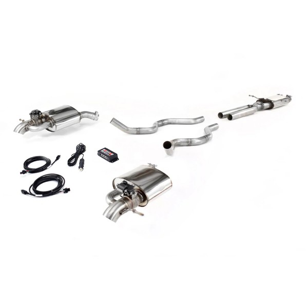 Echappement inox QUICKSILVER pour Range Rover 5.0 V8 SuperCharged (2013-2018) - Ligne Cat-Back à valves Echappement inox QUICKSILVER pour Range Rover 5.0 V8 SuperCharged (2013-2018) - Ligne Cat-Back à valves