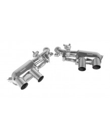 Silencieux d'échappement inox à valves NOVITEC pour FERRARI 12 CILINDRI