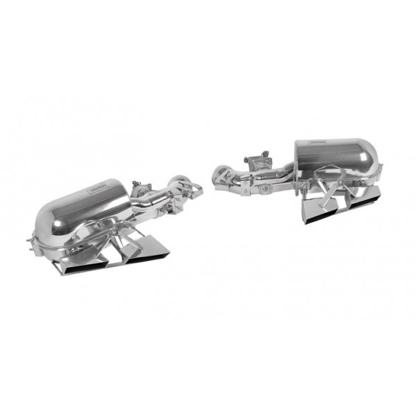 Silencieux d'échappement inox à valves NOVITEC pour FERRARI 12 CILINDRI