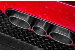 Silencieux d'échappement inox à valves CAPRISTO pour FERRARI F40 (ECE)