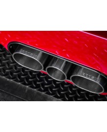 Silencieux d'échappement inox à valves CAPRISTO pour FERRARI F40 (ECE)