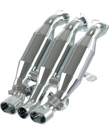 Silencieux d'échappement inox à valves CAPRISTO pour FERRARI F40 (ECE)