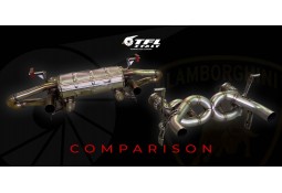 Silencieux d'échappement inox à valves TFL Italy pour LAMBORGHINI HURACAN EVO STO PERFORMANTE