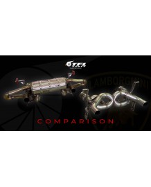 Silencieux d'échappement inox à valves TFL Italy pour LAMBORGHINI HURACAN EVO STO PERFORMANTE