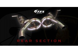 Silencieux d'échappement inox à valves TFL Italy pour LAMBORGHINI HURACAN EVO STO PERFORMANTE