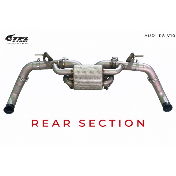 Echappement inox TFL Italy pour AUDI R8 5.2 V10 Performance 4S 620Ch (2019+)-Silencieux à valves Echappement inox TFL Italy pour AUDI R8 5.2 V10 Performance 4S 620Ch (2019+)-Silencieux à valves