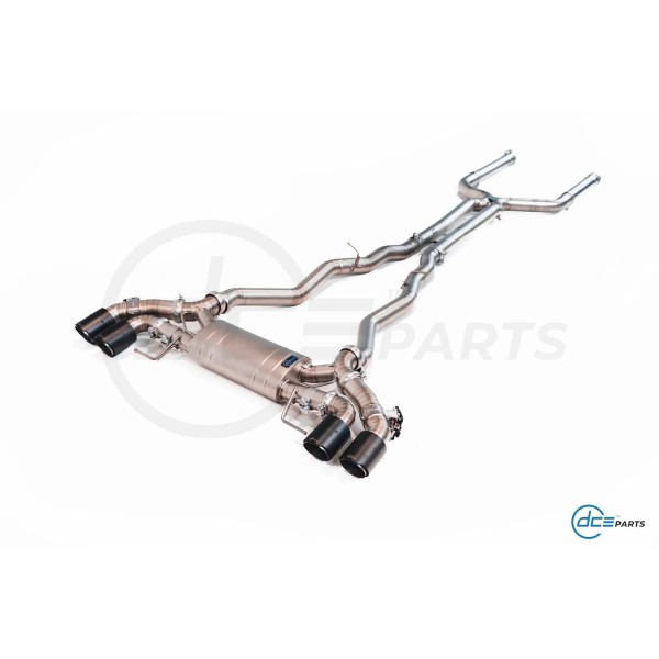Echappement inox DCE PARTS pour BMW 850i G16 Gran Coupé (2018+)-Ligne Cat-Back à valves