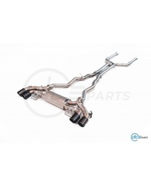 Echappement inox DCE PARTS pour BMW 850i G16 Gran Coupé (2018+)-Ligne Cat-Back à valves