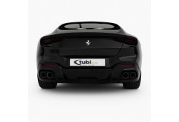 Ligne d'échappement inox à valves TUBI STYLE pour FERRARI PUROSANGUE