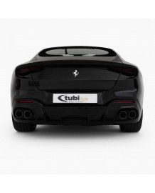 Silencieux d'échappement inox à valves TUBI STYLE pour FERRARI PUROSANGUE