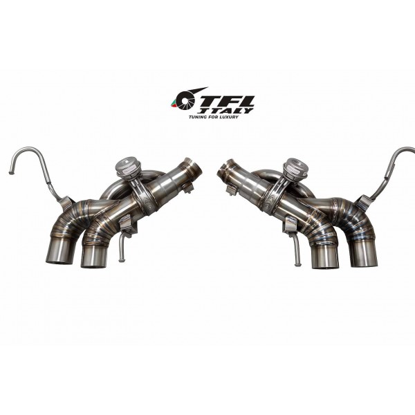 Silencieux d'échappement inox à valves TFL Italy pour Ferrari California T
