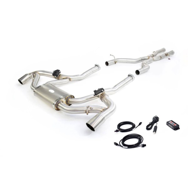 Echappement titane QUICKSILVER pour Mercedes AMG GT GTS GTC (2016+) - Ligne cat-back à Valves Echappement titane QUICKSILVER pour Mercedes AMG GT GTS GTC (2016+) - Ligne cat-back à Valves