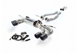 Echappement sport inox QUICKSILVER pour Land Rover DEFENDER V8 P525 P425 110 / 90 V8 (2020+)-Ligne FAP-Back à valves Supersport