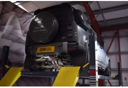 Echappement sport inox QUICKSILVER pour Land Rover DEFENDER V8 P525 P425 110 / 90 V8 (2020+)-Ligne FAP-Back à valves Supersport