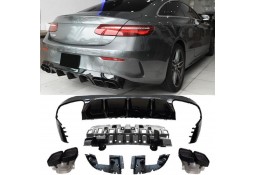 Diffuseur look E63S AMG pour Mercedes Classe E Coupé/Cabriolet C238 Pack AMG (2016-2019)