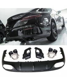 Diffuseur look E53 AMG pour Mercedes Classe E Coupé/Cabriolet C238 Pack AMG (2021-2023)