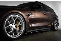 4 Jantes AC SCHNITZER AC6 10x20/10.5x21" pour BMW M3 G80 G81 / M4 G82 G83 (2020+)(Argent)