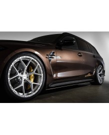 4 Jantes AC SCHNITZER AC6 10x20/10.5x21" pour BMW M3 G80 G81 / M4 G82 G83 (2020+)(Argent)