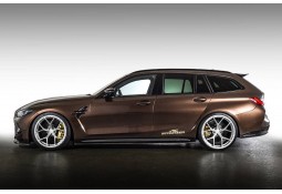 4 Jantes AC SCHNITZER AC6 10x20/10.5x21" pour BMW M3 G80 G81 / M4 G82 G83 (2020+)(Argent)