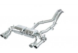 Echappement inox CAPRISTO pour BMW M2 Competition + CS F87N (2018+) - Ligne Fap-Back à valves ECE