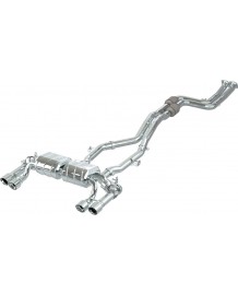 Echappement inox CAPRISTO pour BMW M2 Competition + CS F87N (2018+) - Ligne Cat-Back à valves