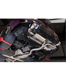 Ligne d'échappement inox Cat-Back à valves SCORPION pour BMW 230i(x) G42 (2021-2025)- Ligne Fap-Back à valves