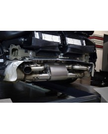 Echappement inox QUICKSILVER pour Porsche 992.1 Turbo S FAP (2020+)- Silencieux à valves