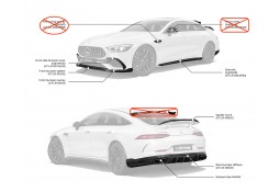 Kit carrosserie Carbone LARTE DESIGN pour MERCEDES AMG GT43 X290 (2019-2025)