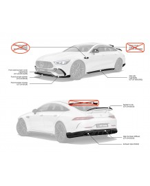 Kit carrosserie Carbone LARTE DESIGN pour MERCEDES AMG GT43 X290 (2019-2025)