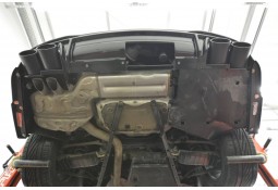 Diffuseur + Embouts look S6 pour AUDI A6 / S6 Avant + Berline S-line C8 (2018-2025)