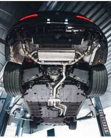 Echappement inox DCE PARTS pour BMW X3 30e G45 (2024+)- Ligne Cat/Fap-Back à valves