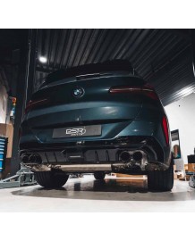 Echappement inox DCE PARTS pour BMW X3 30e G45 (2024+)- Ligne Cat/Fap-Back à valves