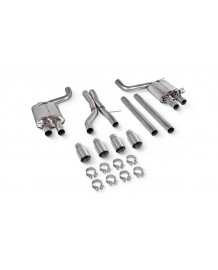 Ligne d'échappement inox Cat-Back à valves SCORPION pour JAGUAR Type R 5.0 V8 RWD/AWD (2014-2019)