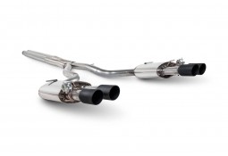 Ligne d'échappement inox Cat-Back à valves SCORPION pour JAGUAR Type R 5.0 V8 RWD/AWD (2014-2019)