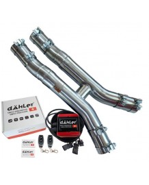 H-Pipe inox + kit télécommande DAHLER/DAEHLER BMW M4 G82 G83 / M3 G80 G81 (2020+)