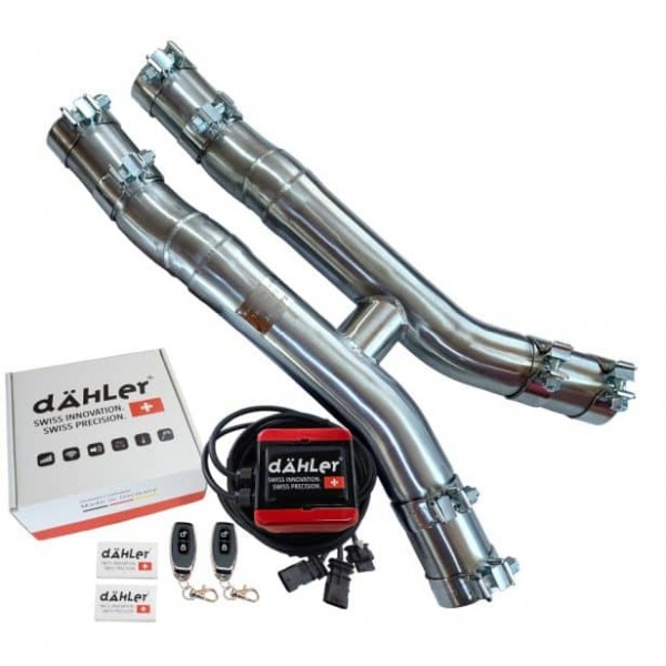H-Pipe inox + kit télécommande DAHLER/DAEHLER pour BMW M2 + CS G87 (2023+)