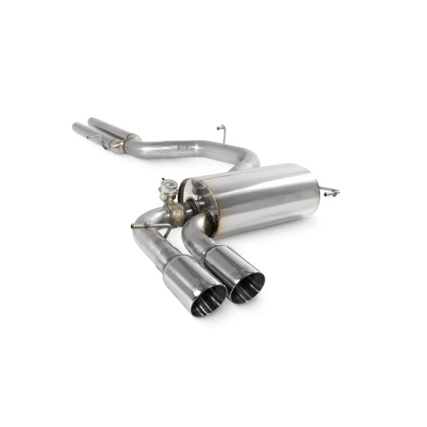 Ligne d'échappement inox Cat-Back à valves SCORPION pour AUDI RS3 8P Sportback (2011-2012) Ligne d'échappement inox Cat-Back à valves SCORPION pour AUDI RS3 8P Sportback (2011-2012)