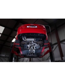 Ligne d'échappement inox Cat-Back à valves SCORPION pour AUDI RS3 8P Sportback (2011-2012)