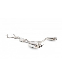 Ligne d'échappement inox Cat-Back à valves SCORPION pour AUDI RS5 B8 Coupé 4.2 V8 (2010-2015)
