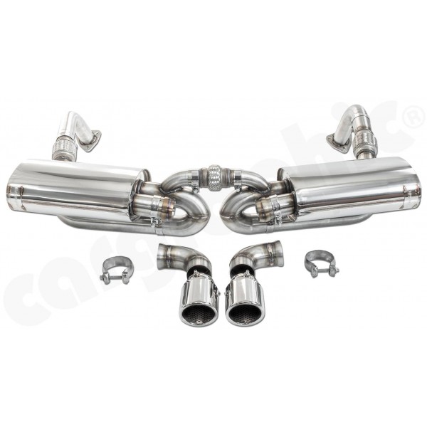 Silencieux d'échappement inox CARGRAPHIC pour PORSCHE 987.2 Cayman / Boxster 2.9 / 3.4 S / R / Spyder Silencieux d'échappement inox CARGRAPHIC pour PORSCHE 987.2 Cayman / Boxster 2.9 / 3.4 S / R / Spyder