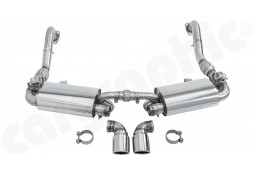 Echappement inox CARGRAPHIC PORSCHE 987.1 Cayman / Boxster 2.7 / 3.2 3.4 S -Silencieux à valves