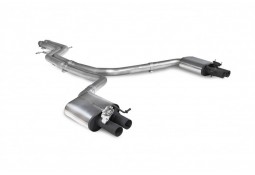 Ligne d'échappement inox Cat-Back à valves SCORPION pour AUDI RS6 C7 / RS7 C7 (2013-2018)(Sport)